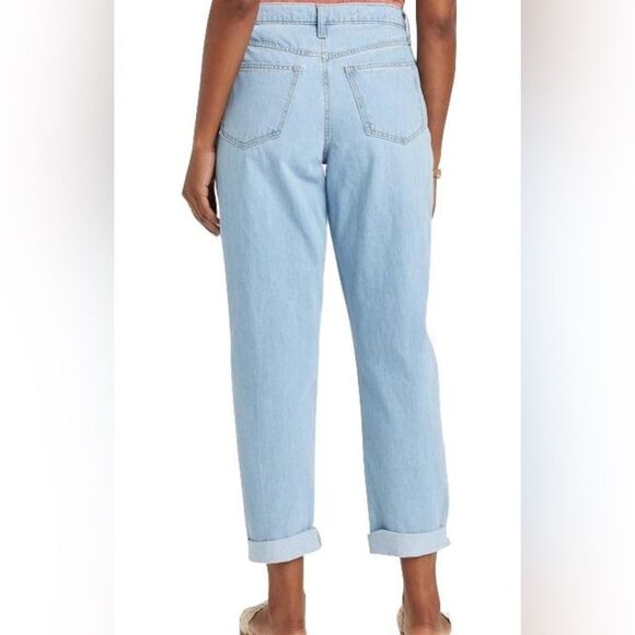 Universal Thread Women's Mid-Rise Boyfriend Jeans Light Wash 4R NWT - Picture 2 of 6